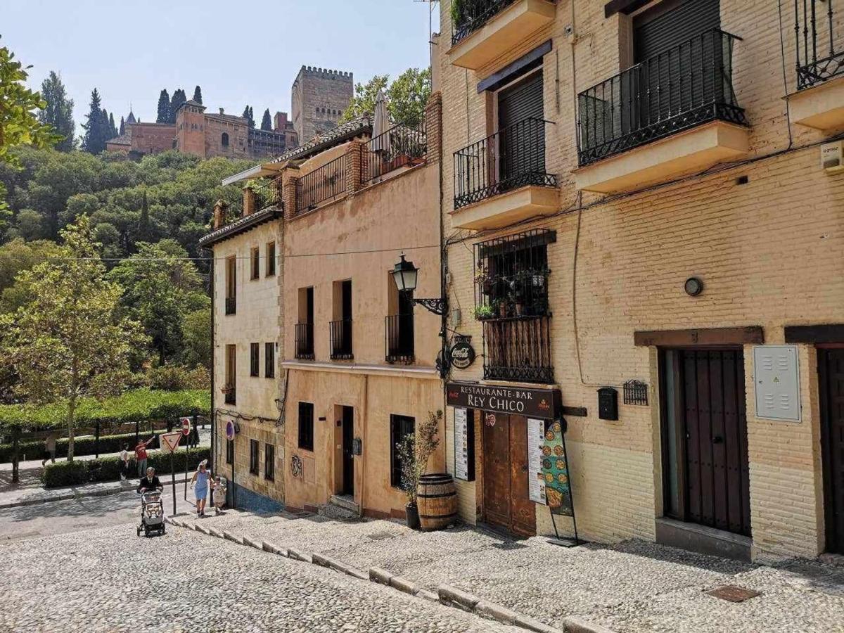 Apartamento Para Dos Al Lado De La Alhambra, En Pleno Centro Appartement Granada Buitenkant foto